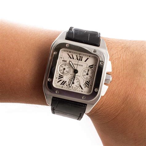 second hand cartier santos watch|cartier santos dumont pre owned.